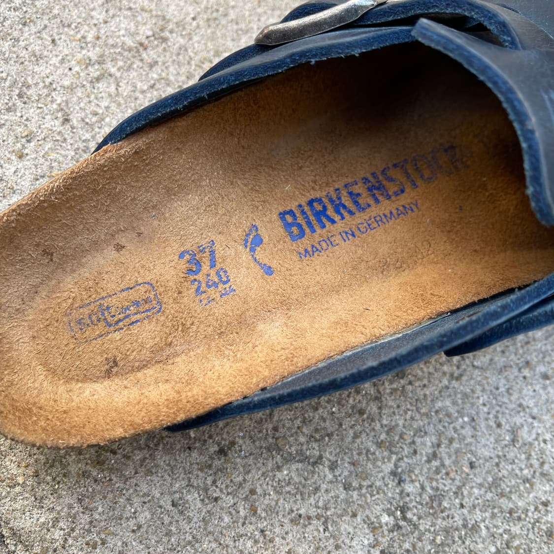 [37] 버켄스탁 보스턴 레더 네이비 블루 (240) 상품이미지7