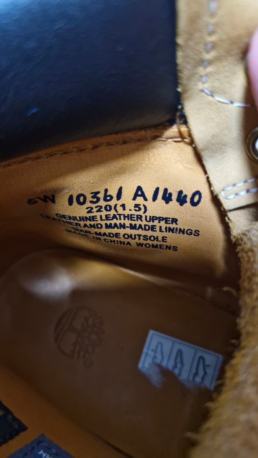 팀버랜드 옐로우 부츠  6인치 220 상품이미지5