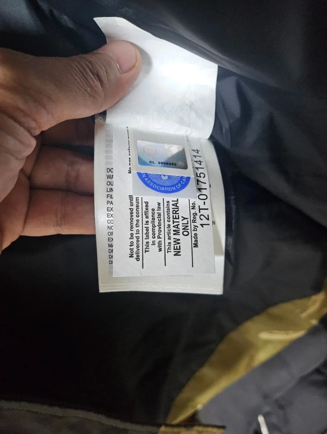 캐나다구스 남성 카모 패딩L 상품이미지8