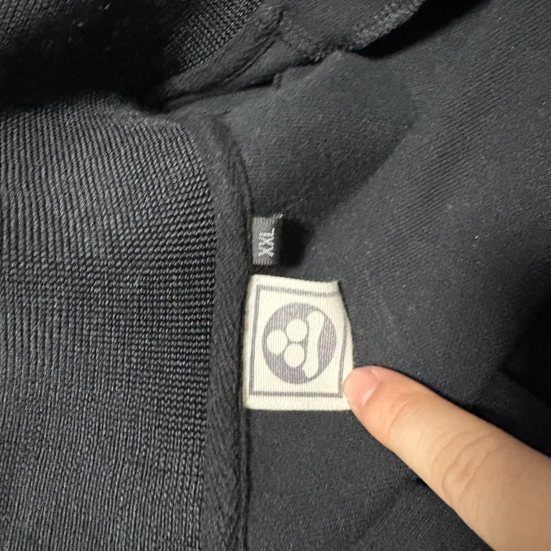 빈티지 블랙 스웻 스트릿 트랙탑 2XL 상품이미지3