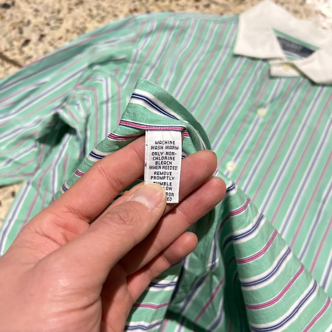 폴로(POLO RalphLauren) 민트스트라이프 셔츠 상품이미지5