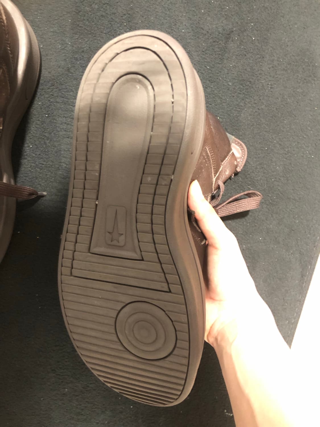 릭오웬스x컨버스 터보웨폰 다크브라운 2회착 급처 상품이미지2