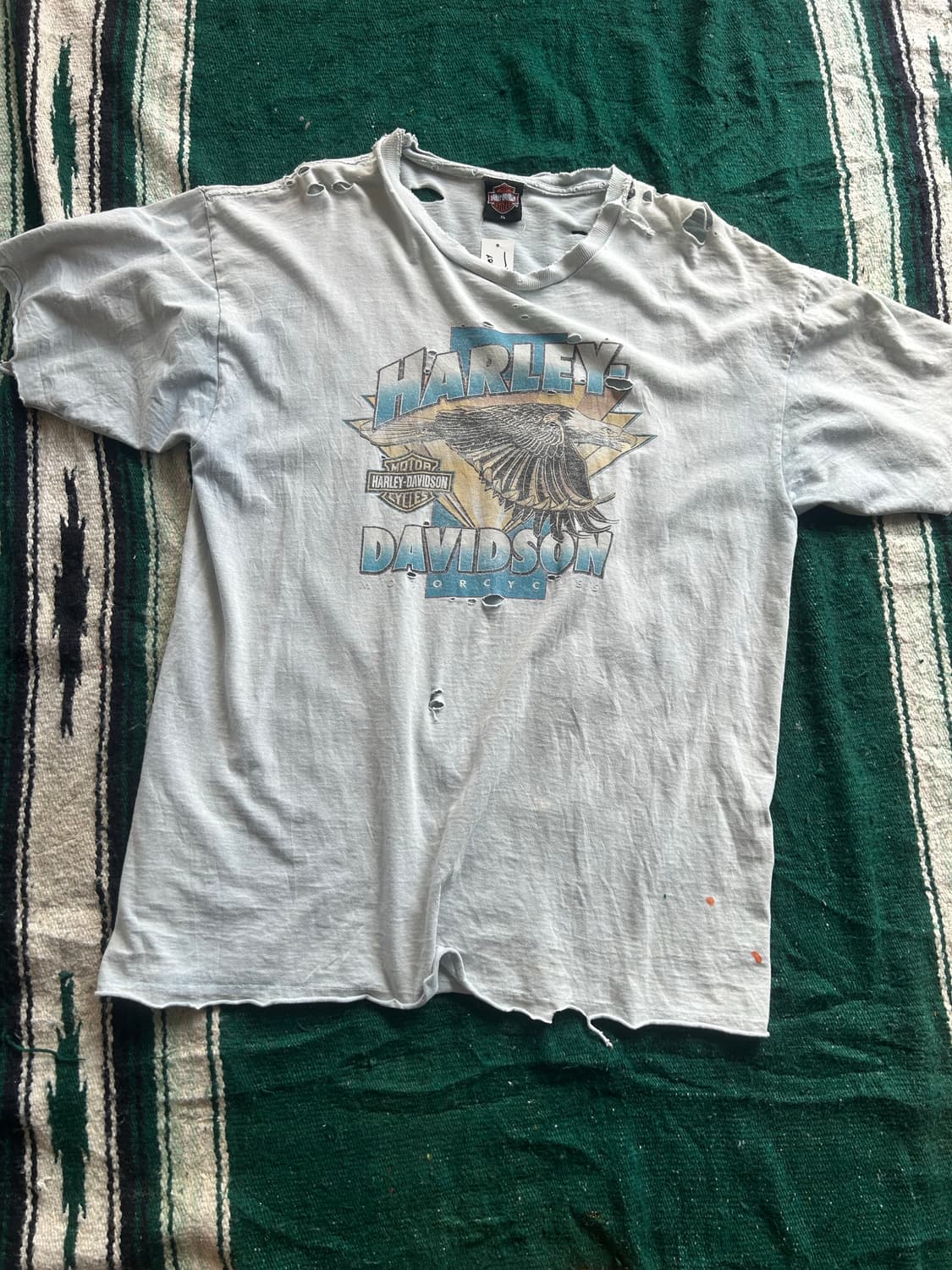 00’s Harley davidson destroyed Tee 상품이미지1