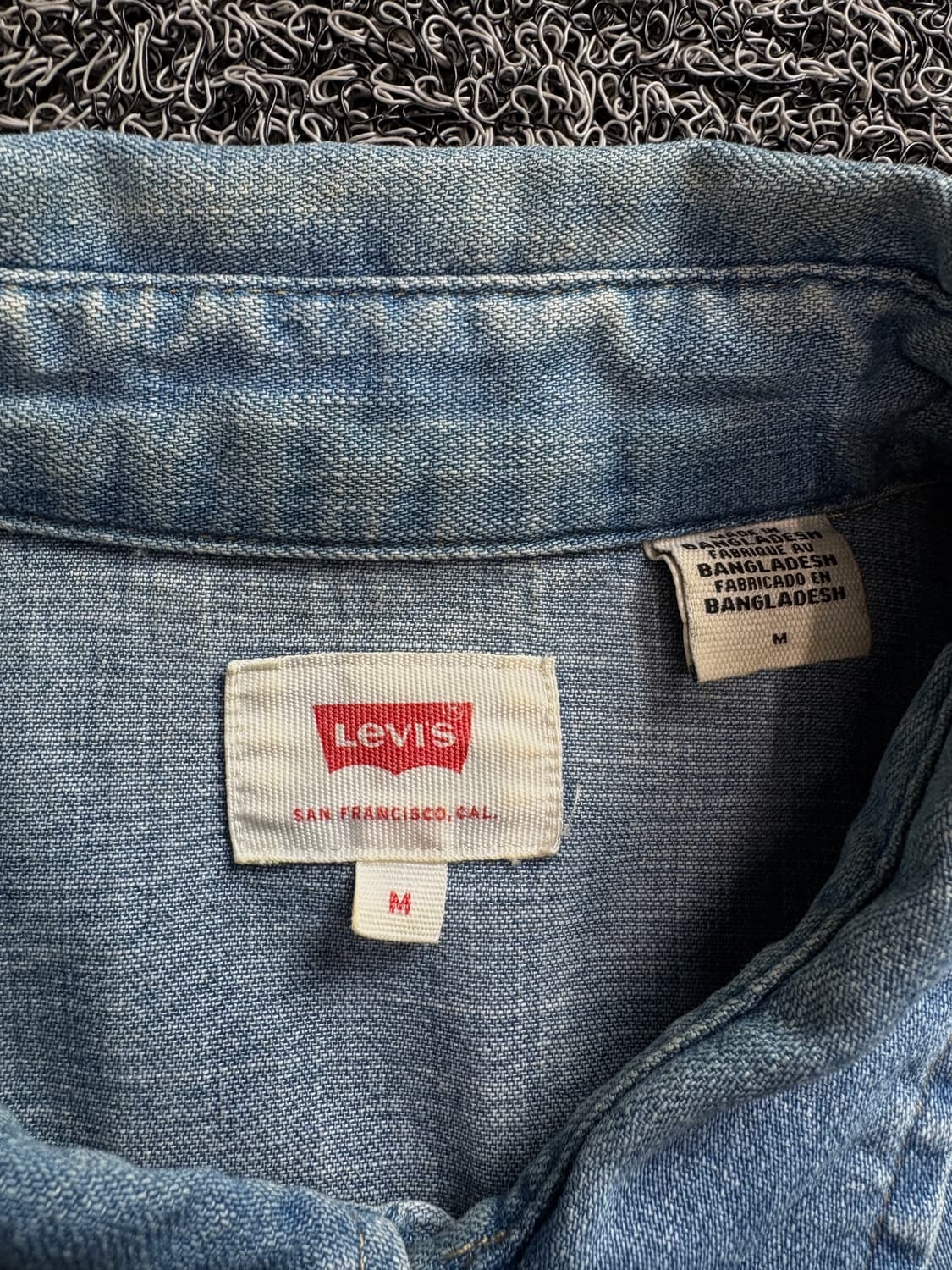 리바이스 아메카지 웨스턴 데님 셔츠 3144 상품이미지3