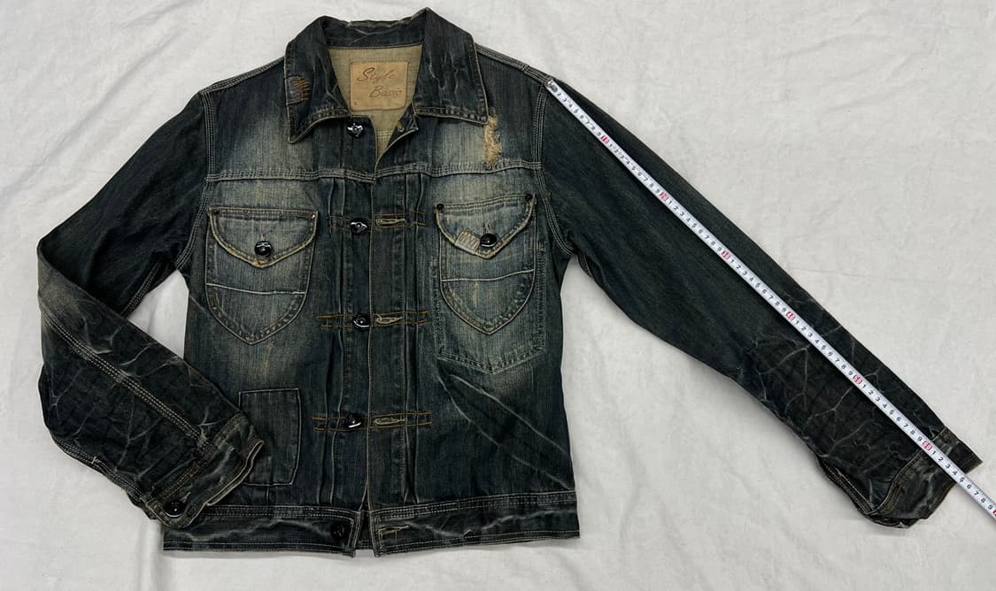 스티치워싱 다크 청자켓 상품이미지10