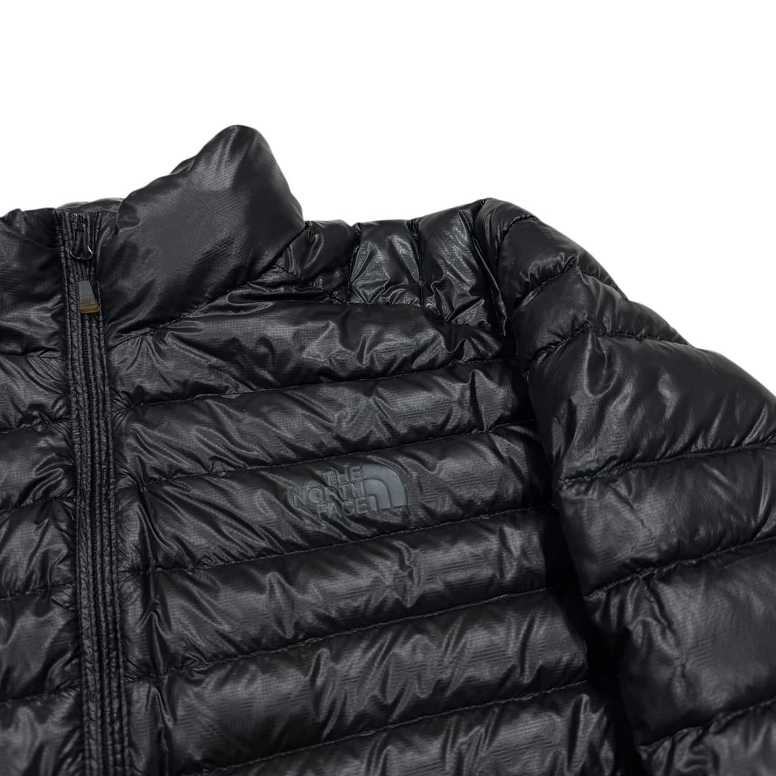노스페이스 퍼텍스 슈퍼 라이트 다운 유광 경량패딩 자켓 블랙 L 상품이미지2