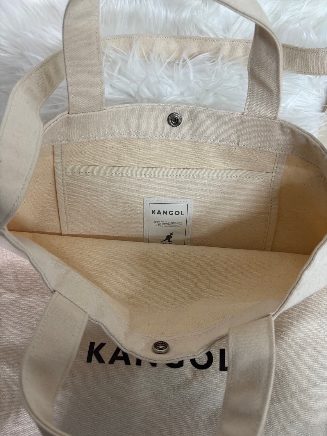 캉골(KANGOL)캔버스 에코백 상품이미지2