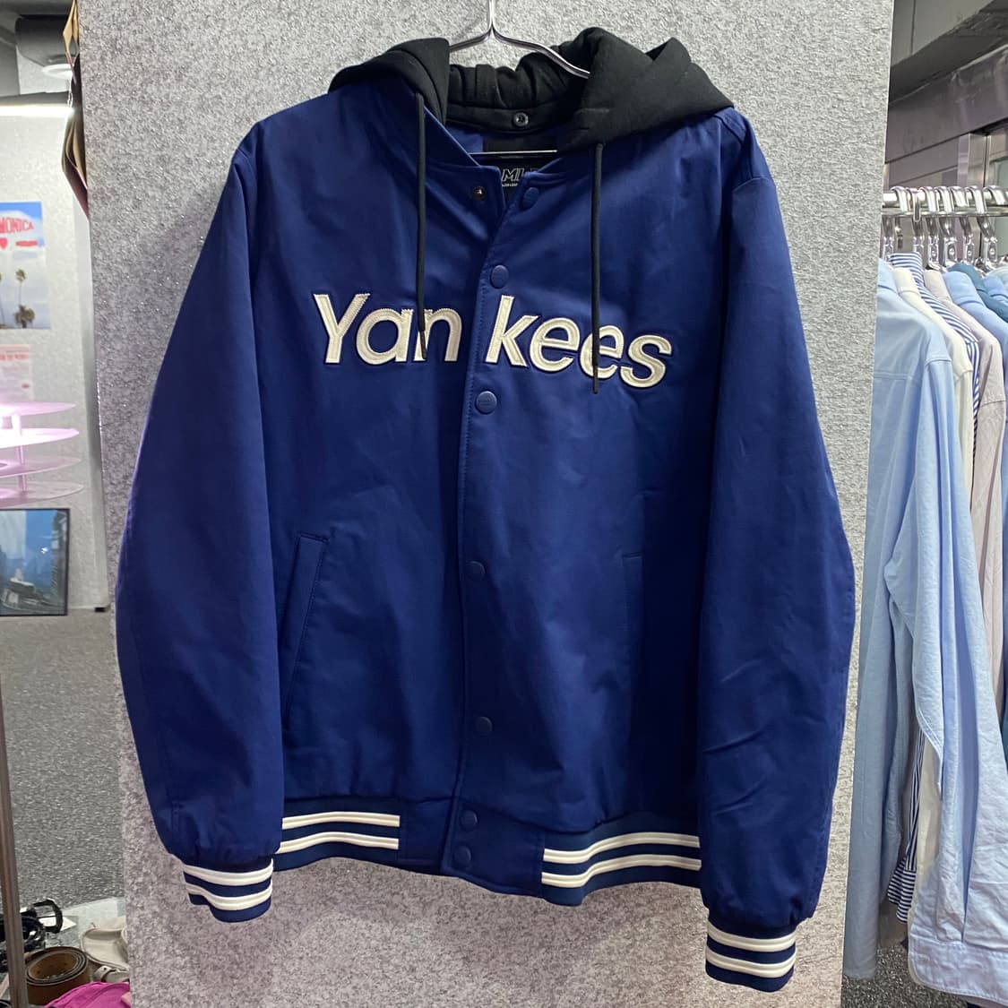 MLB 양키스 빅로고 후디 바시티 B3467 상품이미지2