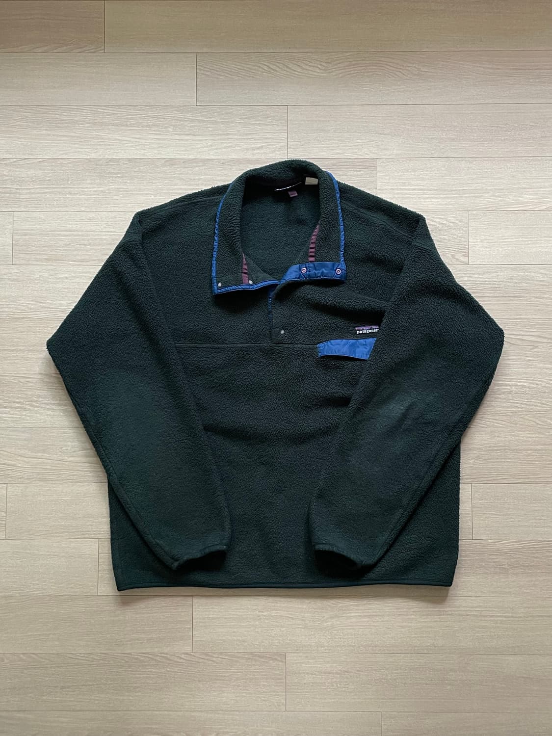 90s 파타고니아 신칠라 스노우리스 그린 눈없산 rare 빈티지 상품이미지1