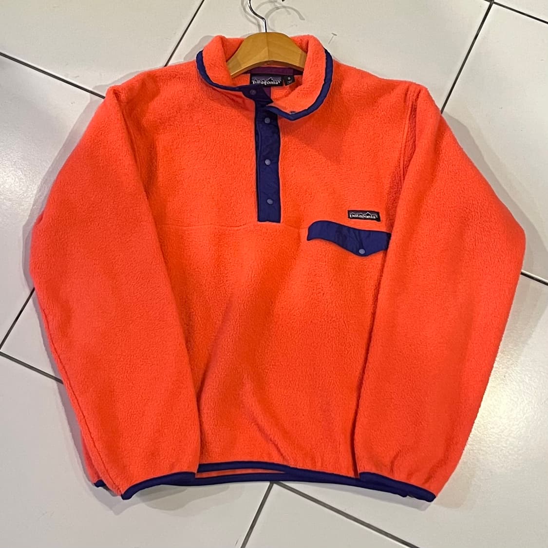 80s 빈티지 미제 파타고니아 신칠라 스냅티 플리스 스웨트셔츠 상품이미지1