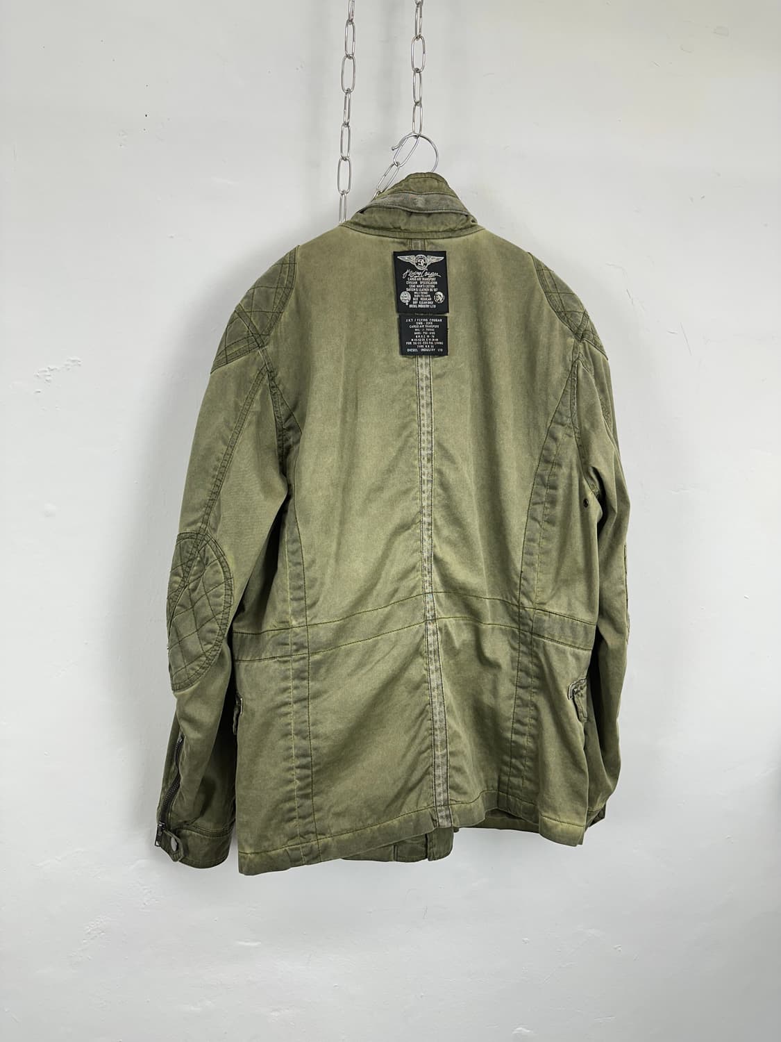 Diesel Washed Cotton Biker Jacket 상품이미지6