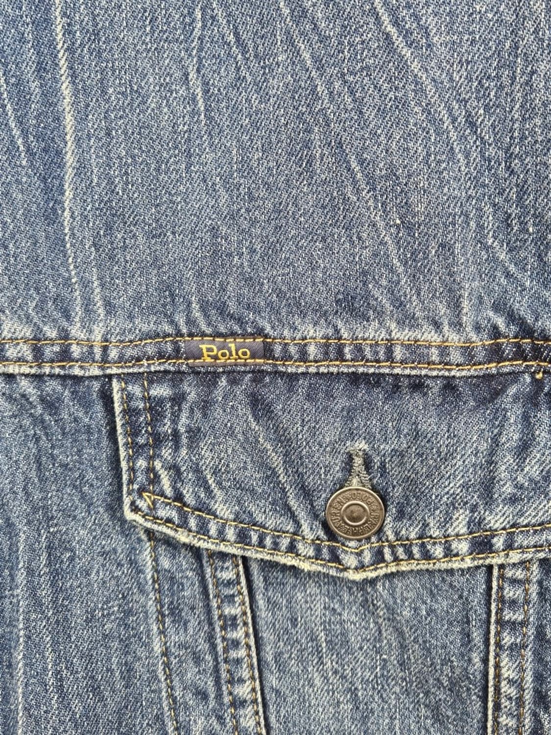 폴로 데님앤서플라이 워싱 데님 트러커 자켓 ( 3XL ) / 11667 상품이미지7