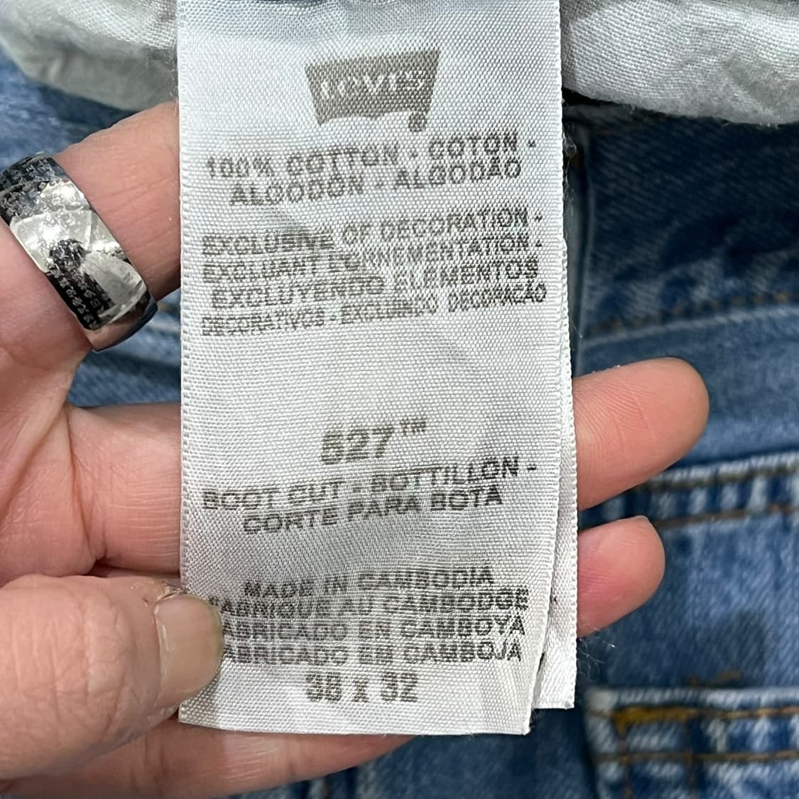 리바이스 527 부츠컷 데님팬츠 s08504 상품이미지8