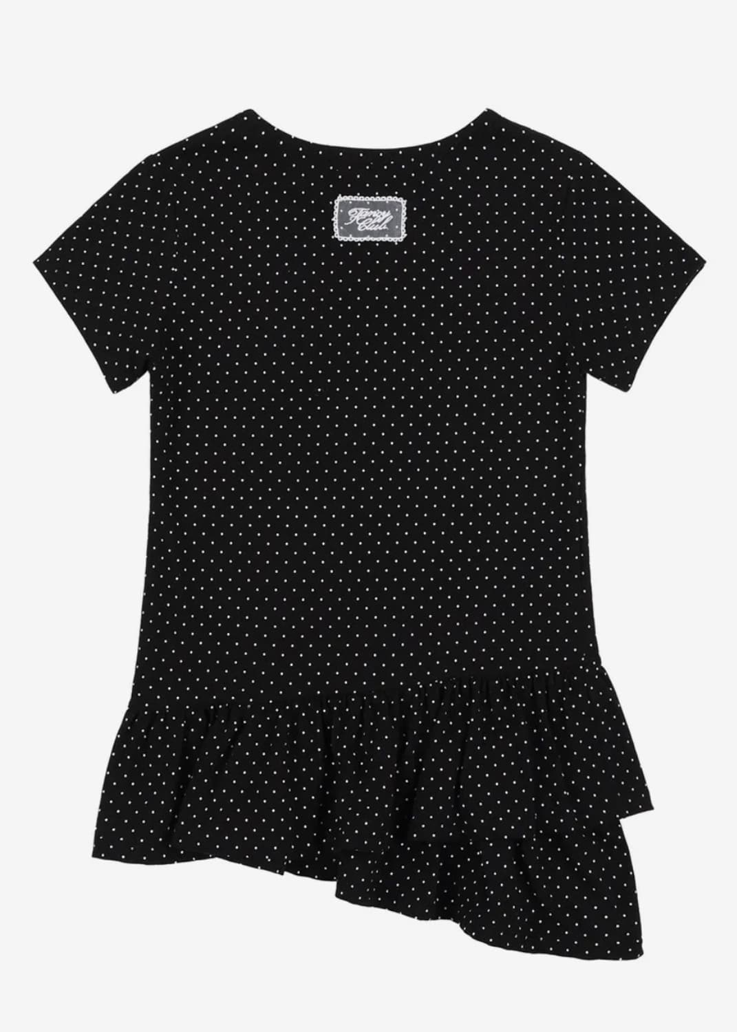 프릴 레이어드 도트 티 (BLACK) F25QB128 상품이미지3