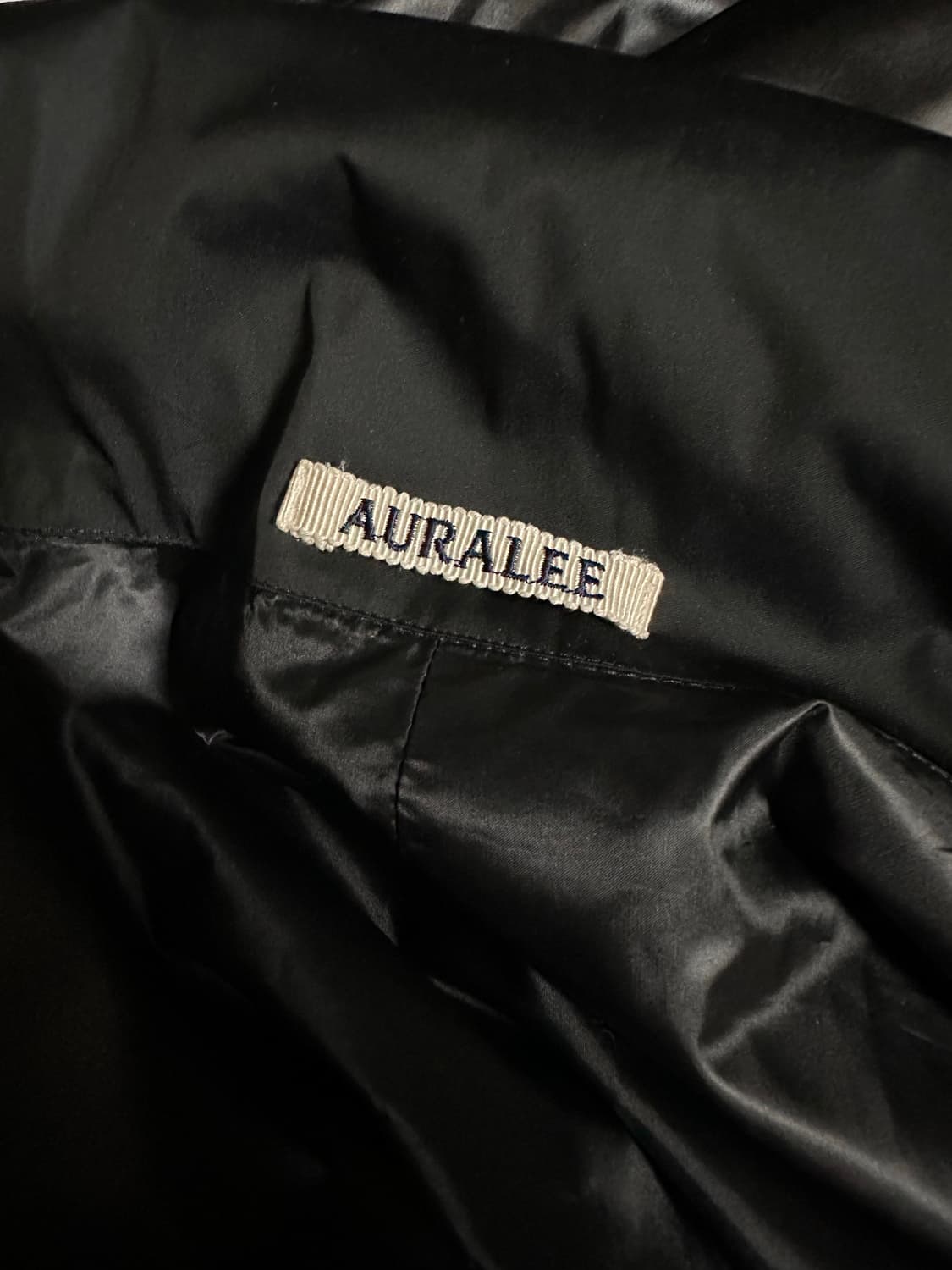 오라리 하드 트위스트 집업 블루종 (폴리에스터 사틴 라미네이트 집) 상품이미지4