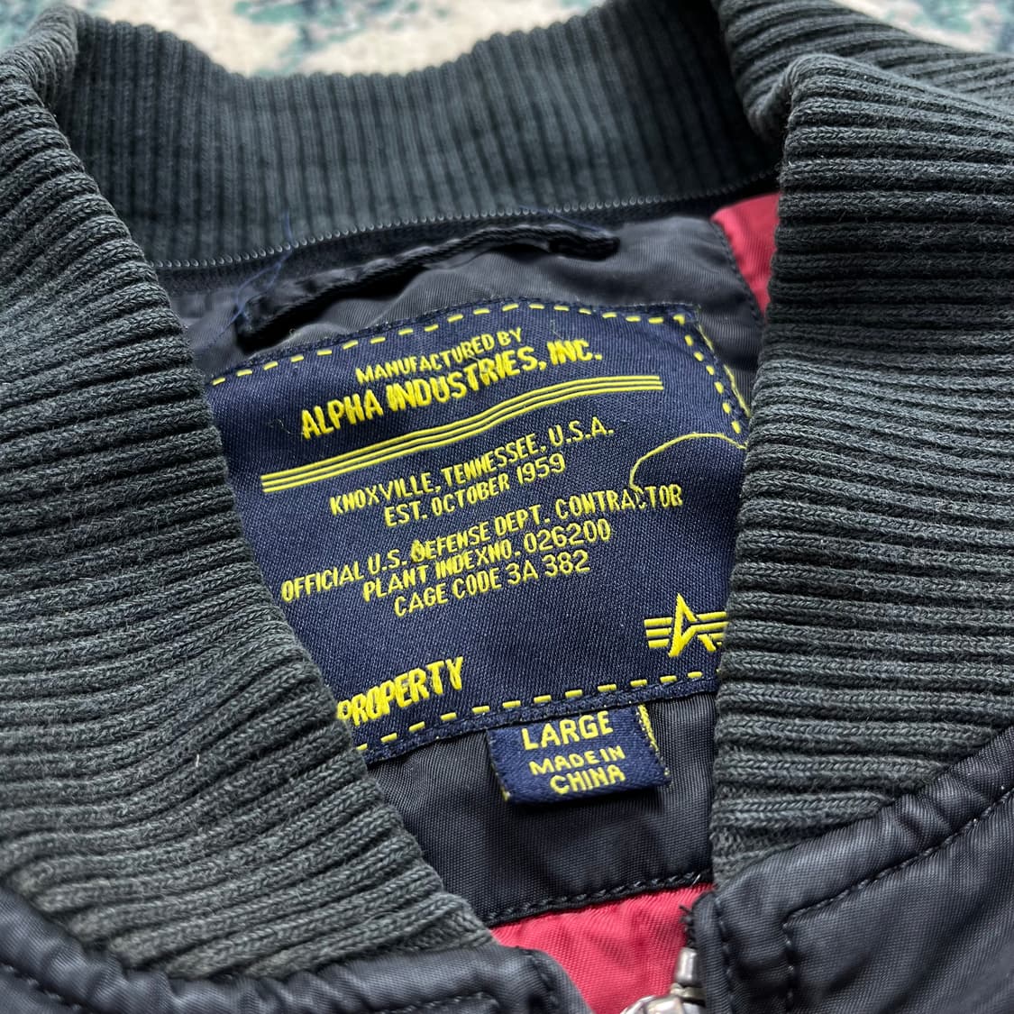Alpha Ma-1 알파 항공 점퍼 자켓(L) 상품이미지2