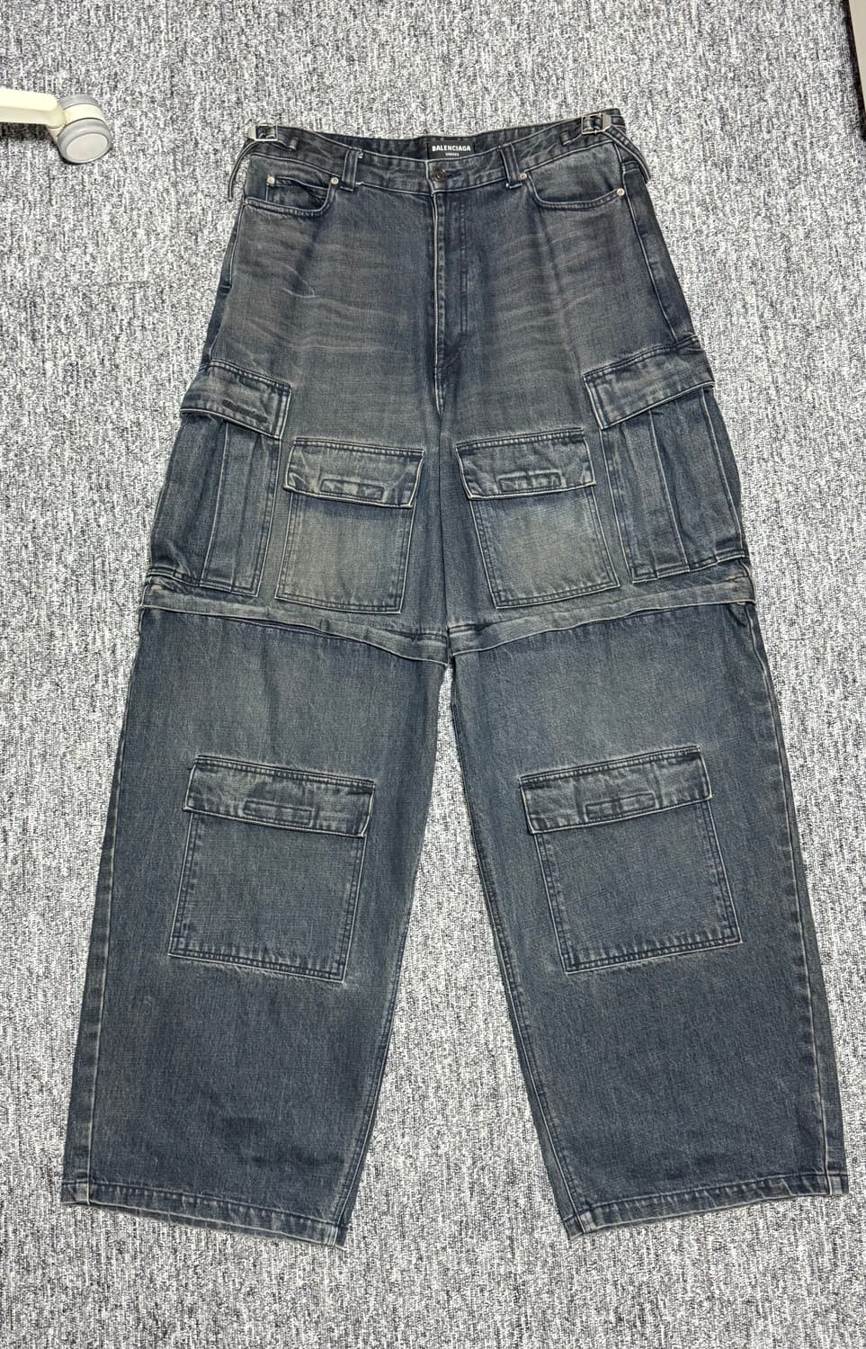 [32]발렌시아가 21AW 재패니즈 카고 데님 인디고 상품이미지3
