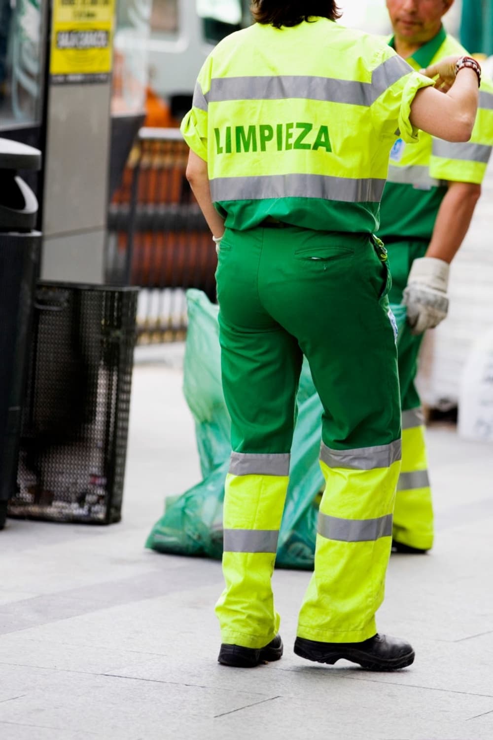 스페인 Limpieza 환경미화원 유니폼 자켓 상품이미지3