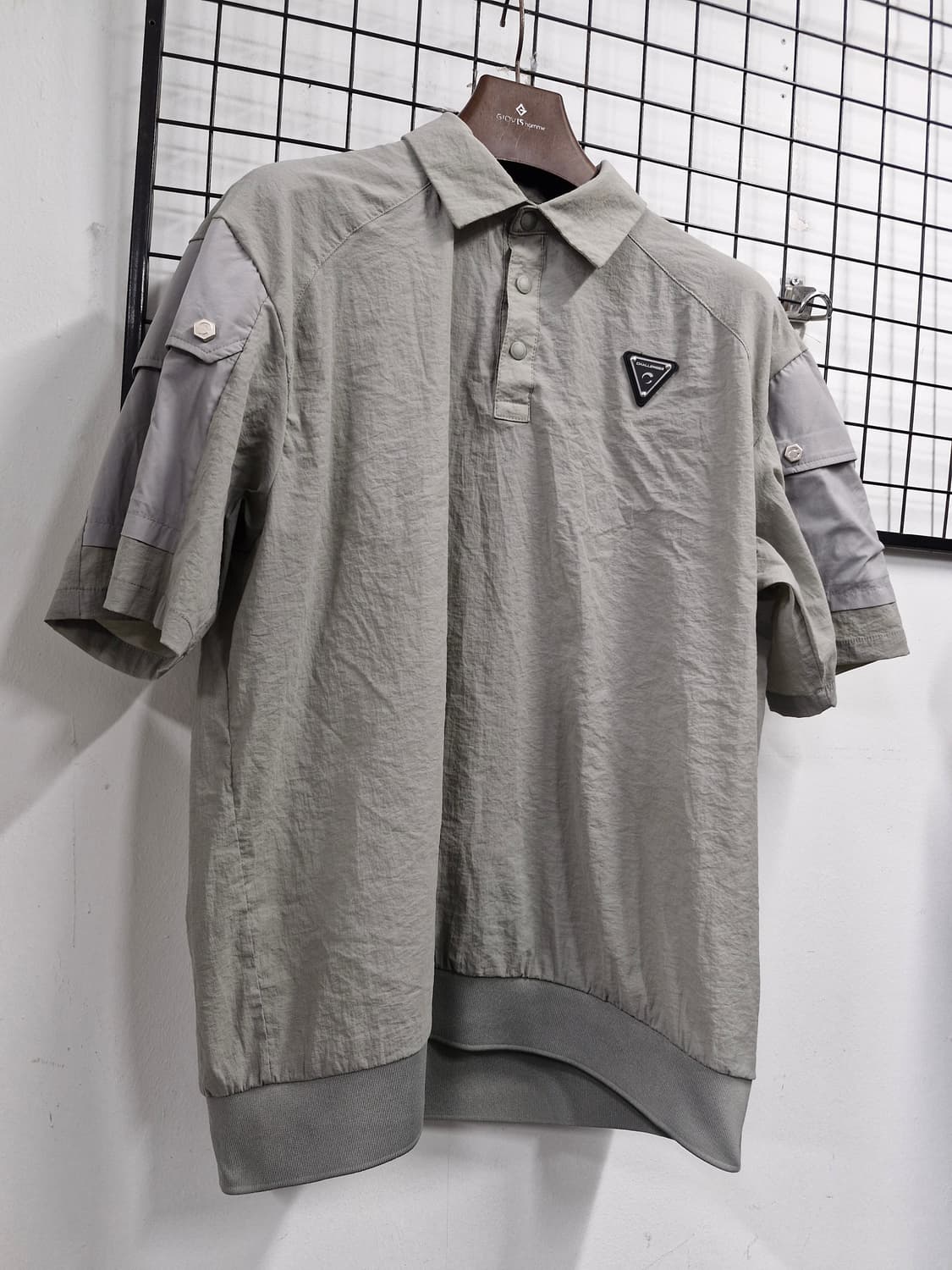 100L CHALLENGER 에어쿨 냉감 반팔 카라 우븐탑 상품이미지2