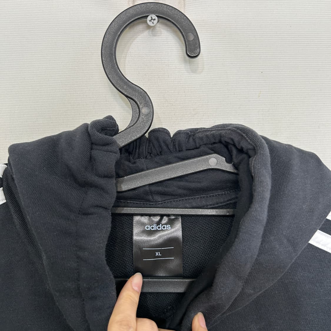 아디다스 남성 스펠아웃 삼선 후드티 XL 105 상품이미지2