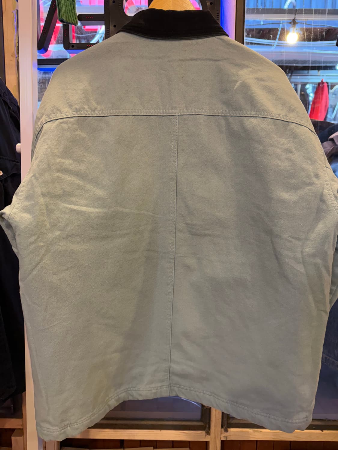 스투시 워시드 캔버스 샵 자켓 라이트 블루 상품이미지6