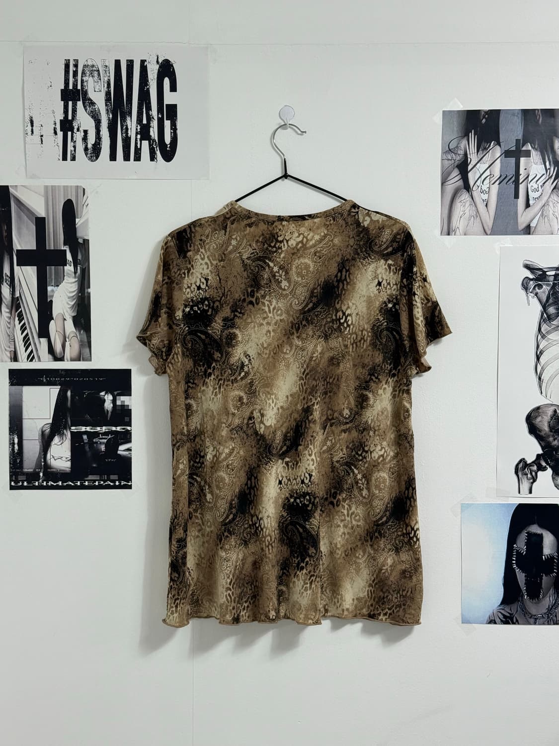 Leopard pattern fairy halfsleeve 상품이미지3