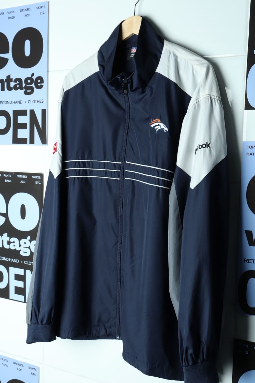 (2XL-4XL) 엔에프엘 집업 바람막이 점퍼자켓 리복 협업-H30538 상품이미지1