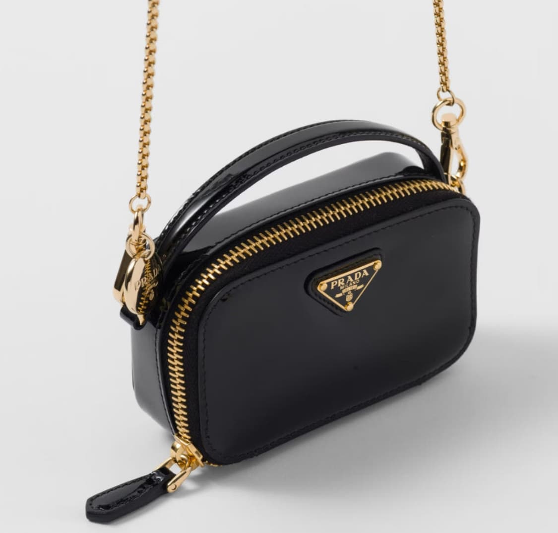 프라다 에나멜 마이크로백 상품이미지1