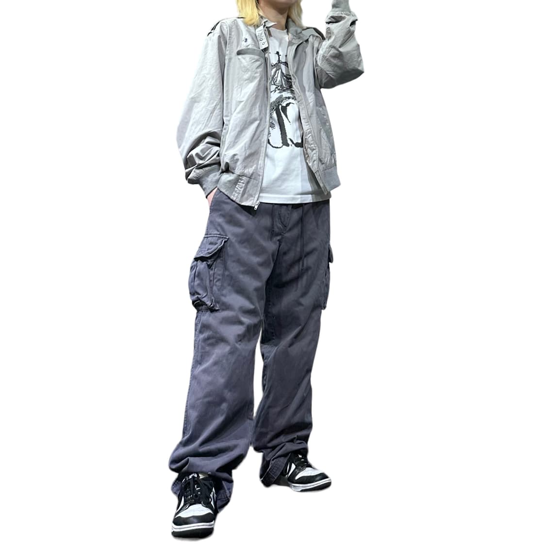 Charcoal Cargo Pants 상품이미지2
