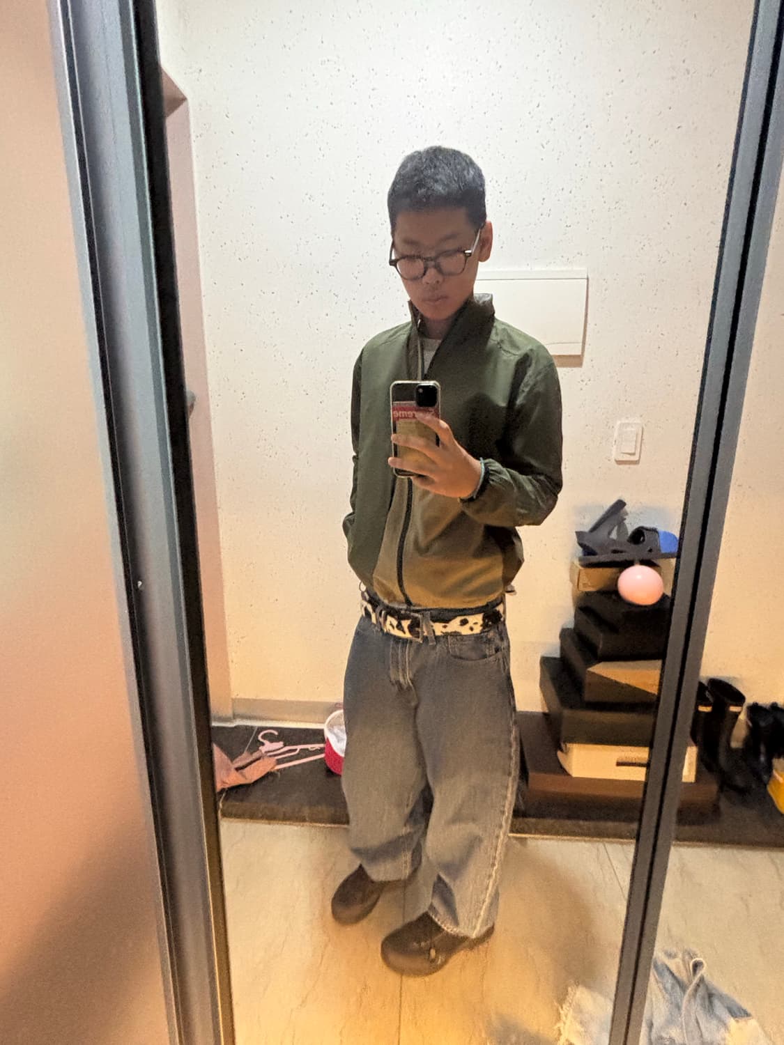 jeongli uniform work jacket green 2사이즈 상품이미지6