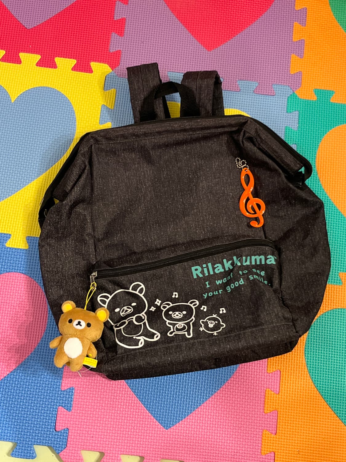 2018 리락쿠마 그레이 백팩 ⭐️ 상품이미지2