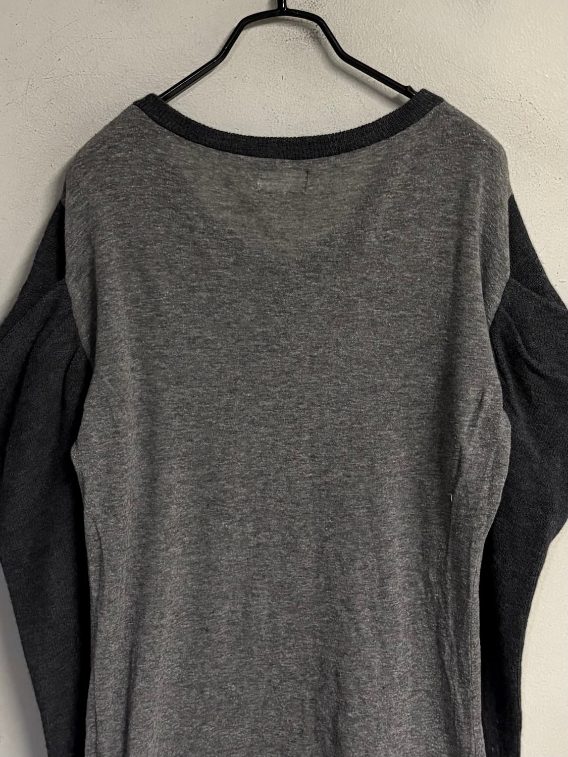 MIHARA YASUHIRO cut out sleeve tee  상품이미지6