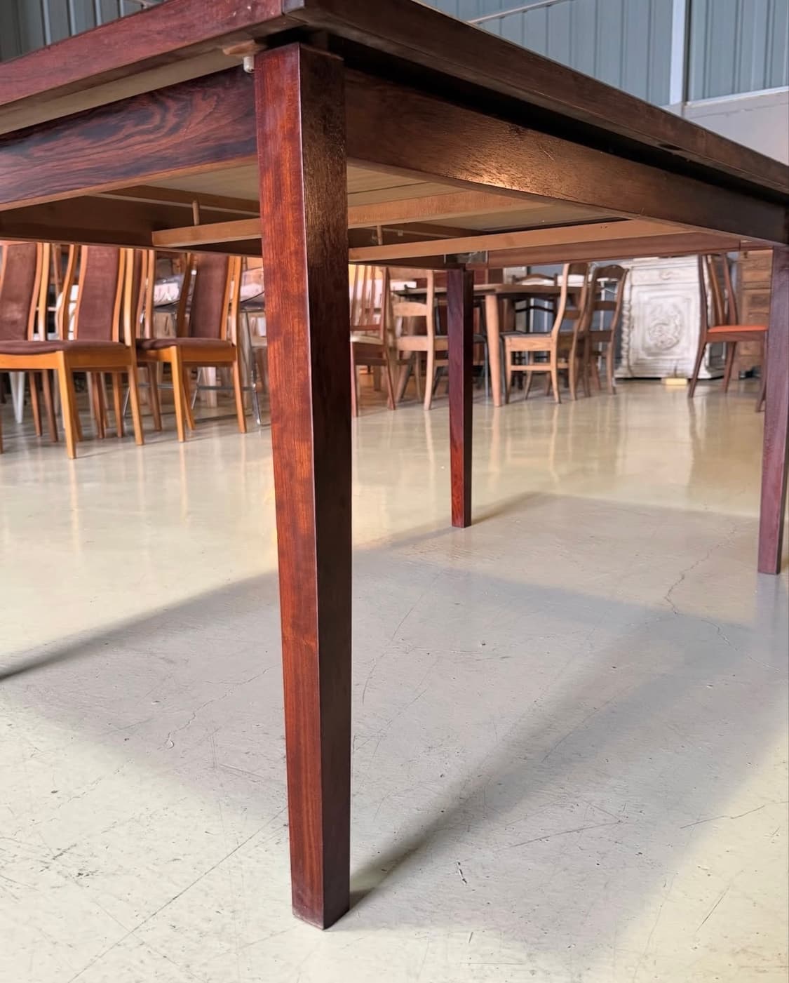 빈티지가구 60s 로즈우드 사각 다이닝 테이블 상품이미지6