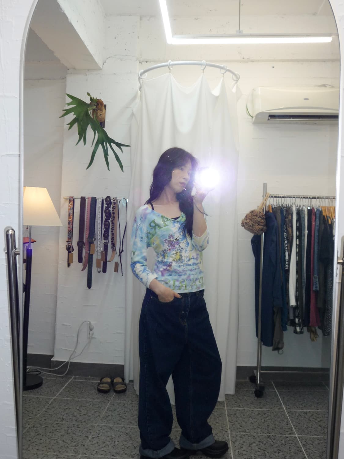 Paris printing long sleeve 상품이미지3