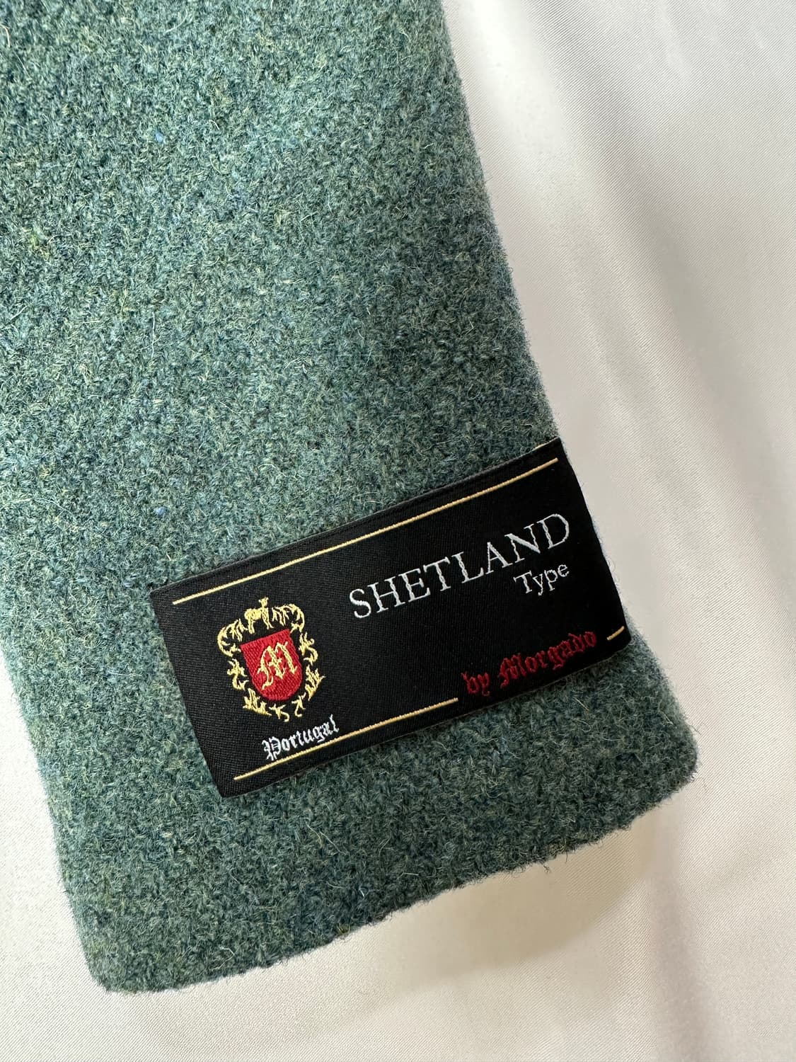 잇미샤 카라리스 텍스쳐블록 울100% 자켓 다크그린(44) 상품이미지4