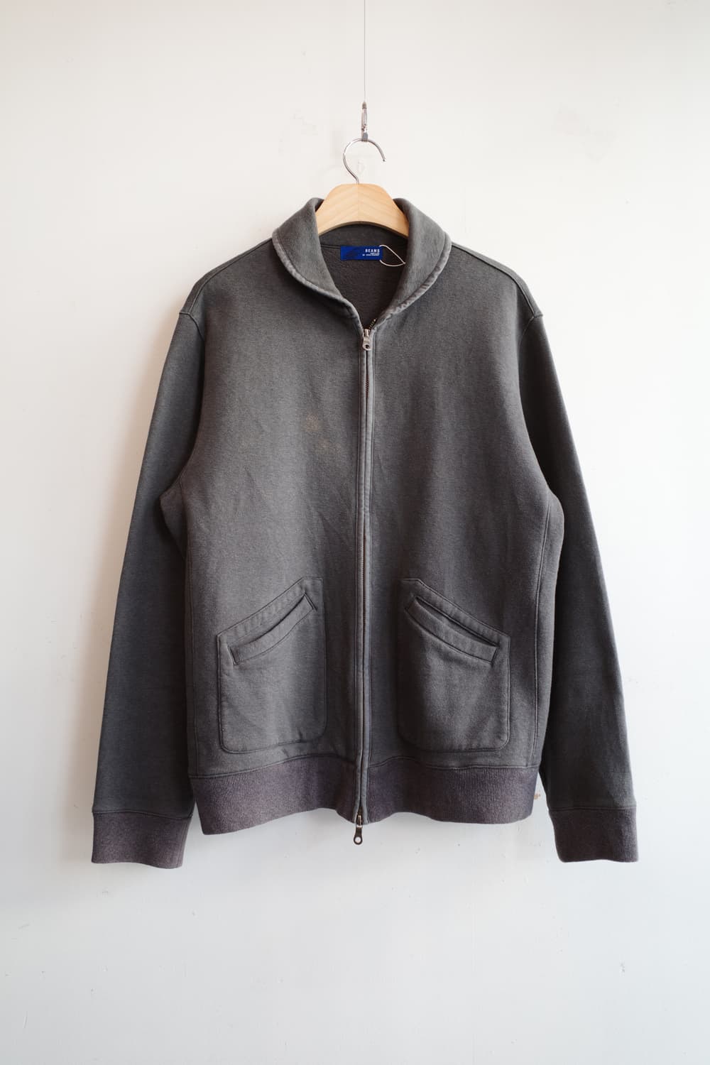 BEAMS 빔즈 투웨이 집업 맨투맨  상품이미지1