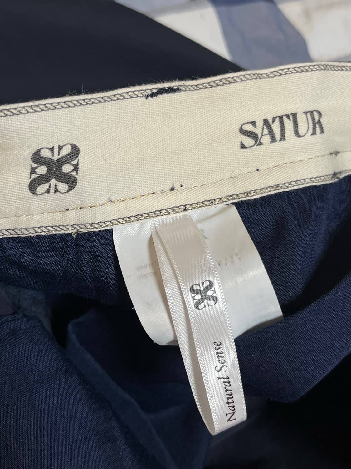 SATUR 비날레스 4포켓 리버팬츠 네이비 L 상품이미지6