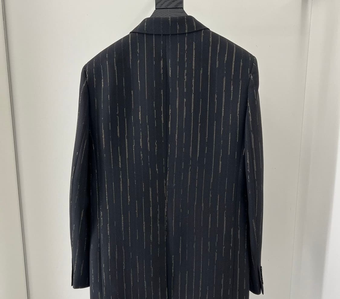 [스키즈 방찬님 착용] 생로랑 22ss 초크 스트라이프 자켓 상품이미지3