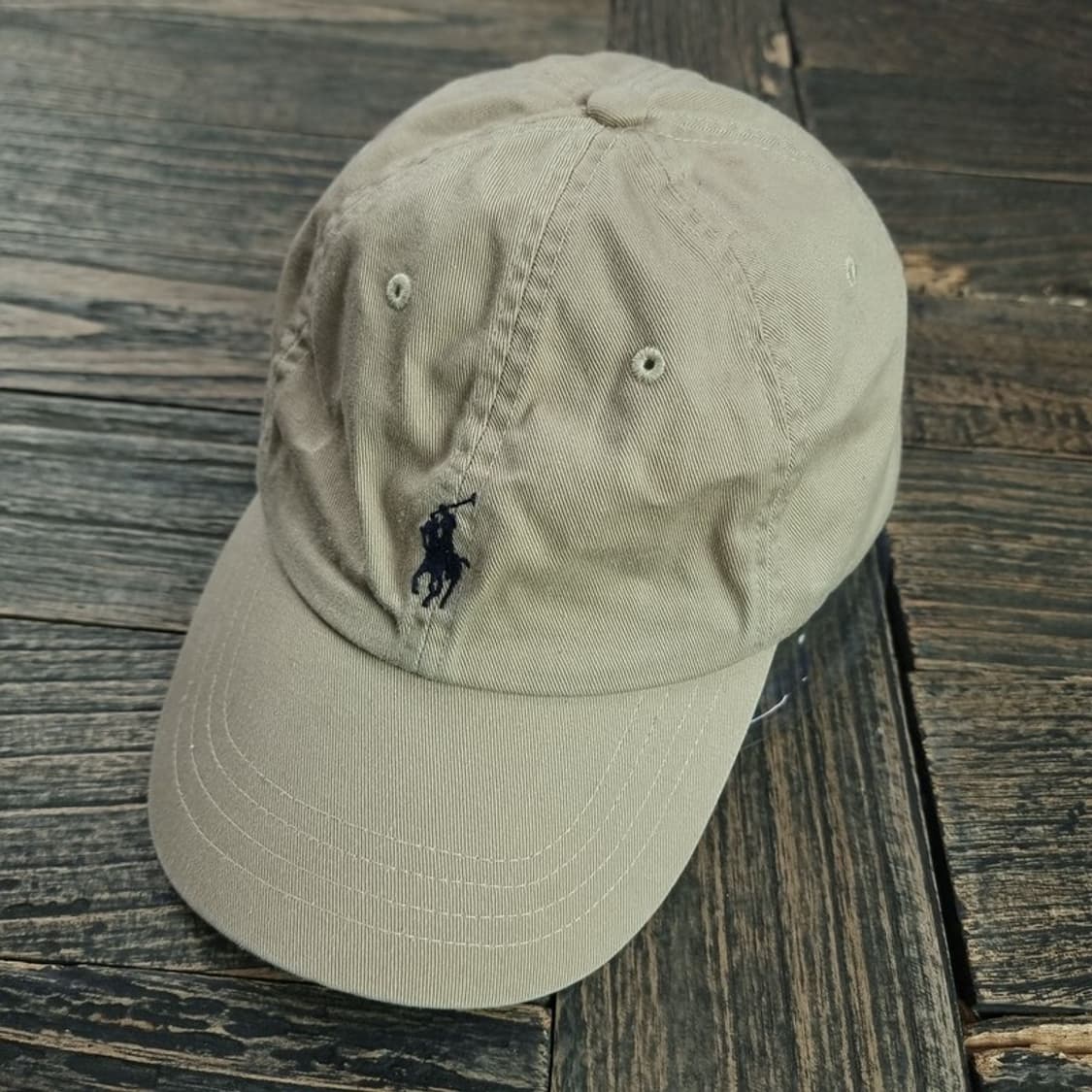 [폴로 랄프로렌] 포니 로고 자수 볼캡 베이지 M18853 상품이미지1