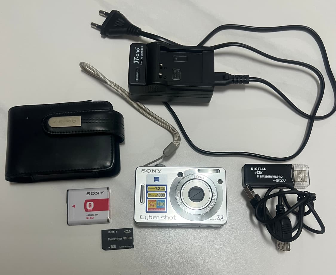 소닉 사이버샷 DSC-W55 디카 카메라 저화소 아이브레이 상품이미지1