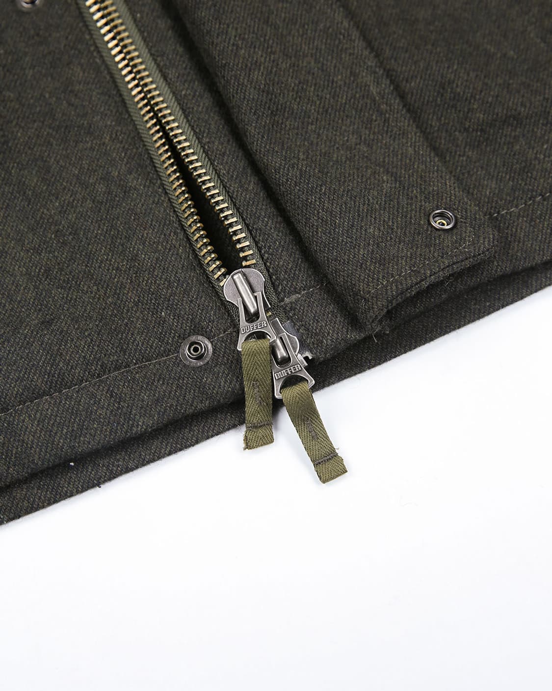 The DUFFER of ST. GEORGE Wool Hooded Fie 상품이미지6