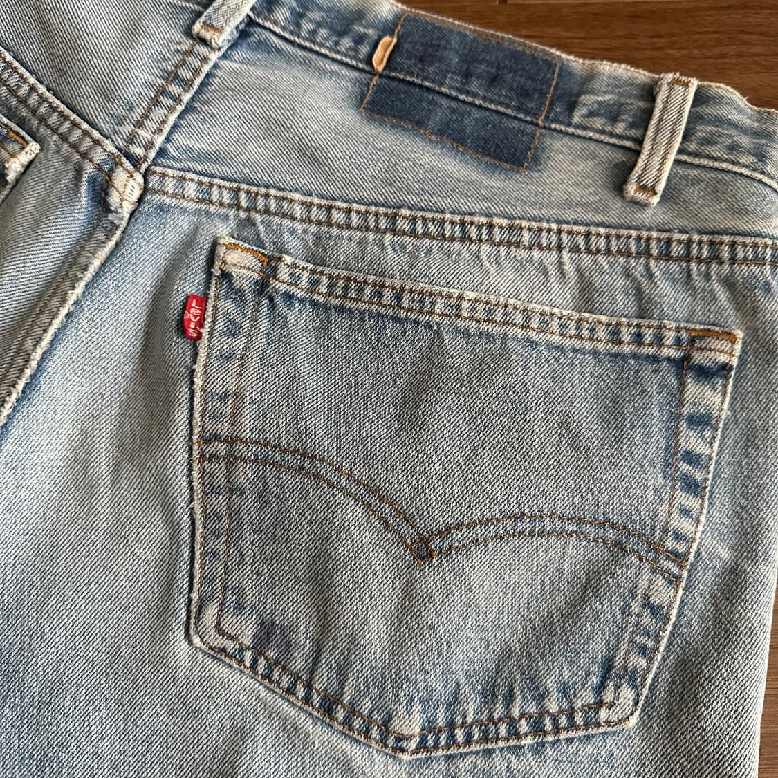 80s 미제 빈티지 리바이스 501xx 컷오프 반바지 상품이미지4