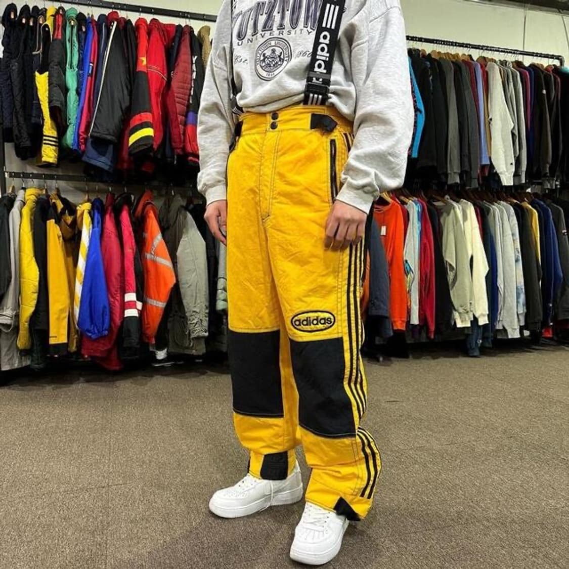 90s 아디다스 트윈넥스 오버롤 (L)   상품이미지3