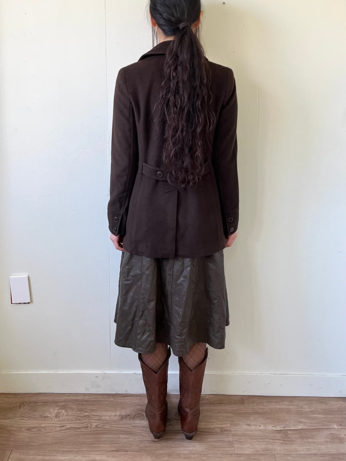 theory 초코브라운 캐시미어 더블 코트 상품이미지10