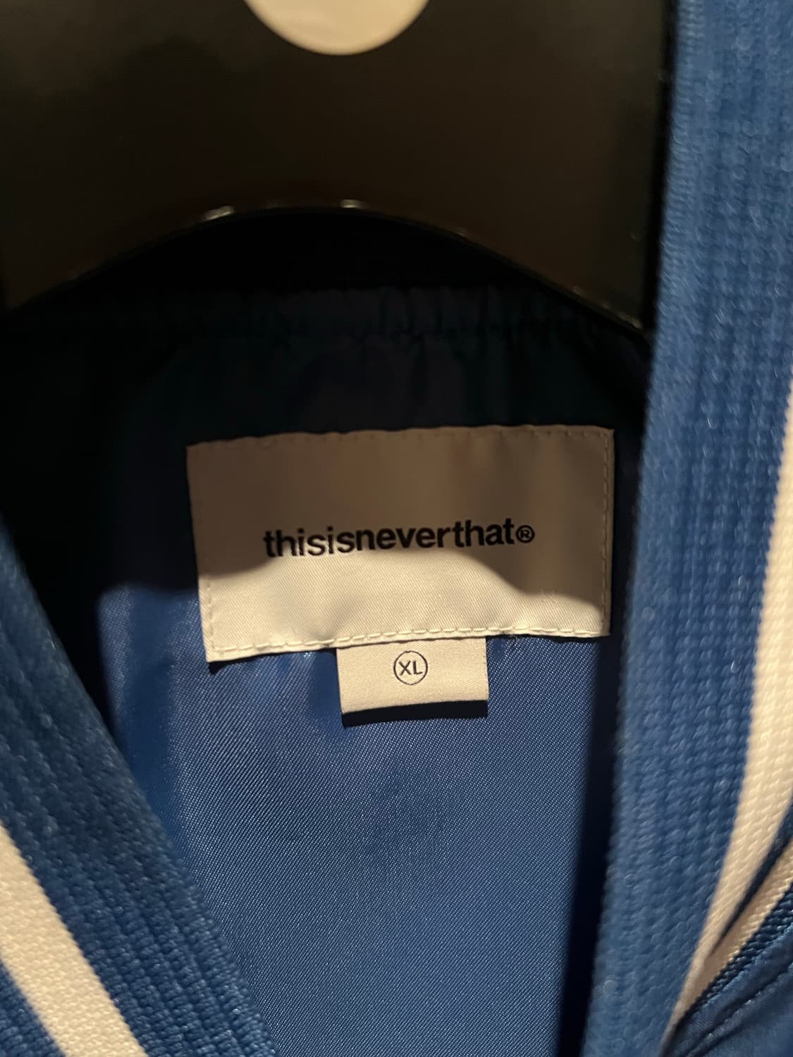 Thisisneverthat satin jacket blue (XL) 상품이미지2