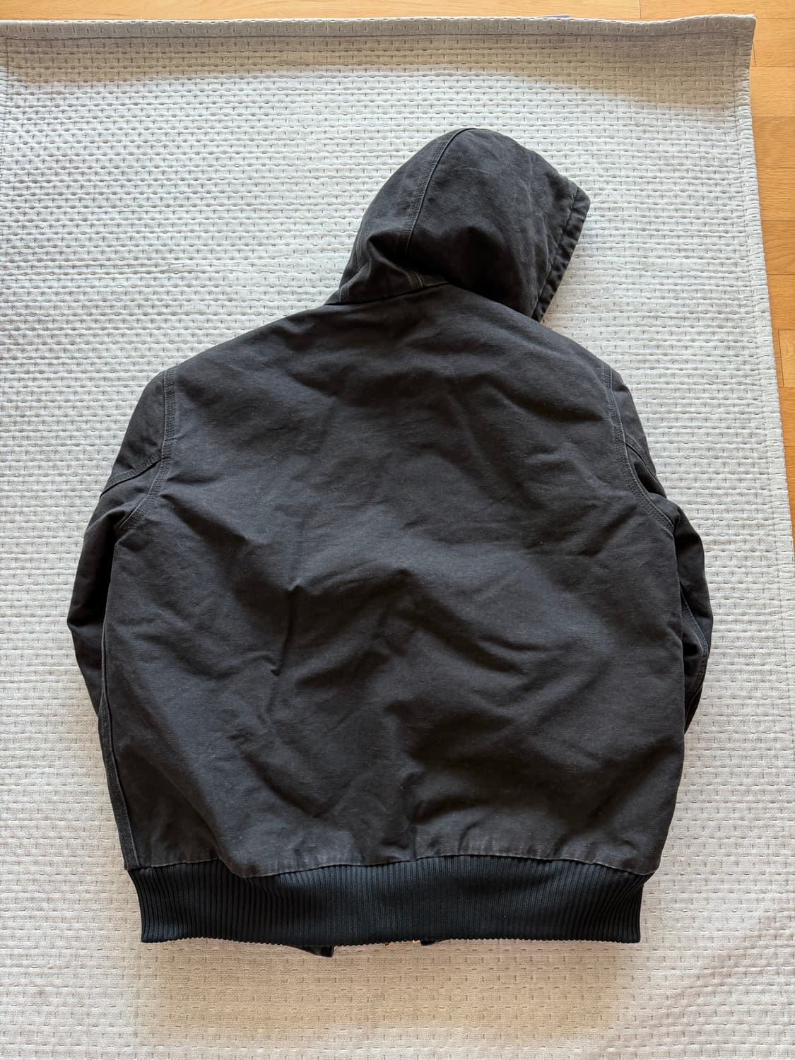 [M] 칼하트 j130 샌드스톤 덕 액티브 자켓 블랙 상품이미지5