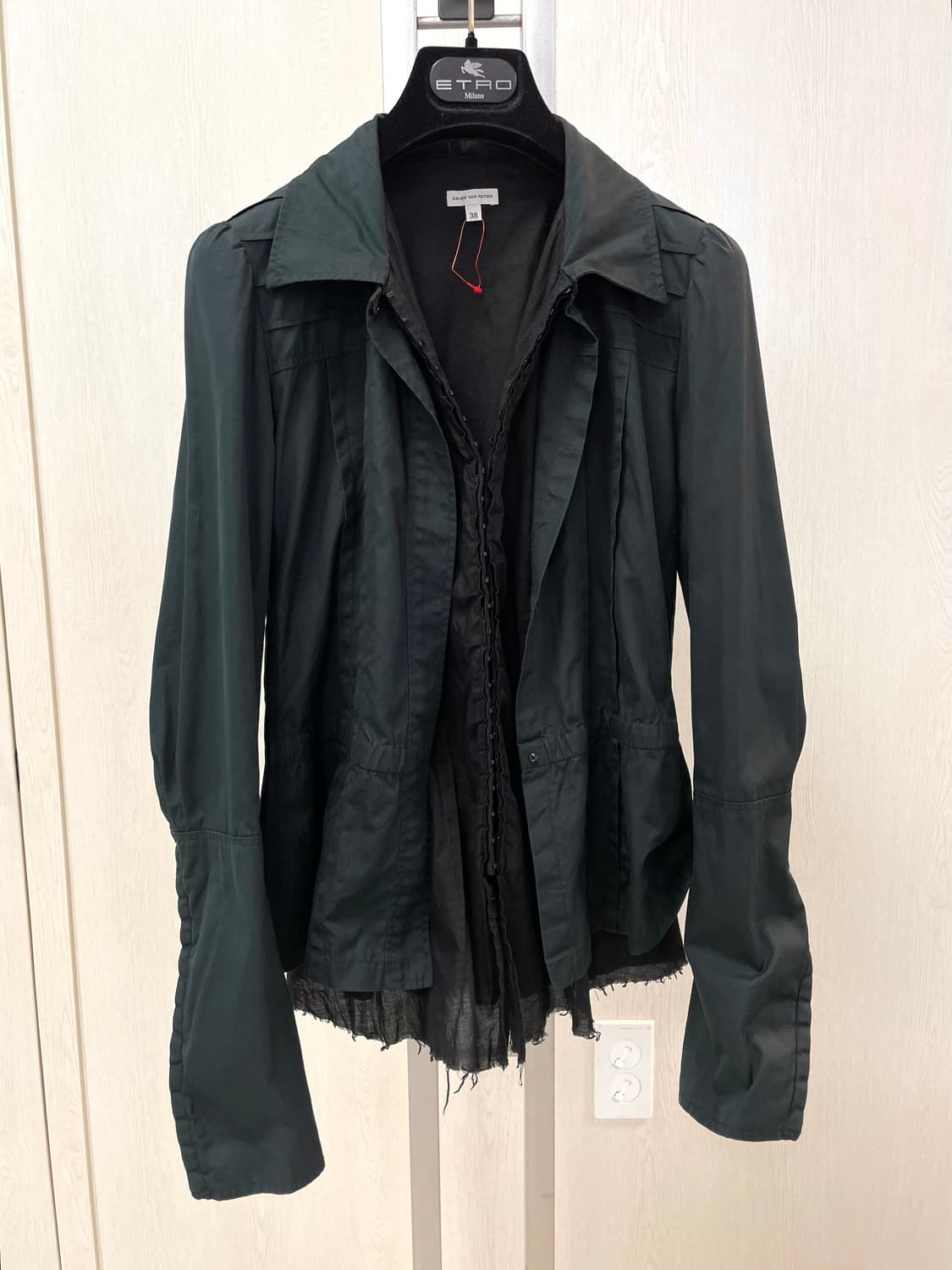 드리스 반 노튼 레이어드 자켓 블라우스 셔츠 55 상품이미지3