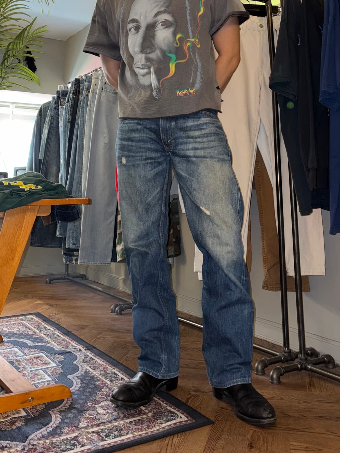 00‘s Levi’s 502 J22 selvedge denim pants 상품이미지1
