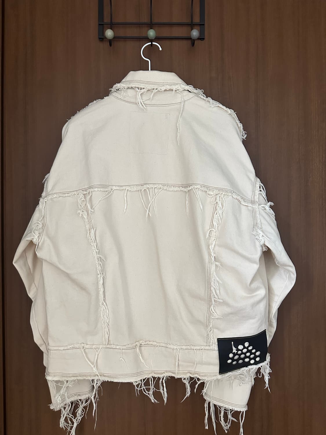 [S] FEDERICO CINA 데님 자켓 화이트 상품이미지3