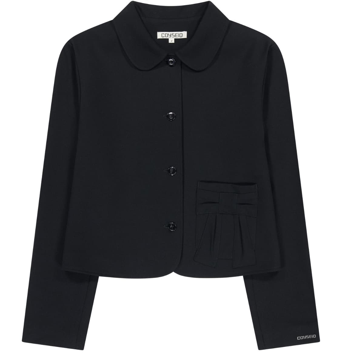 구해요)코이세이오 리본 자켓 블랙 2사이즈 상품이미지1